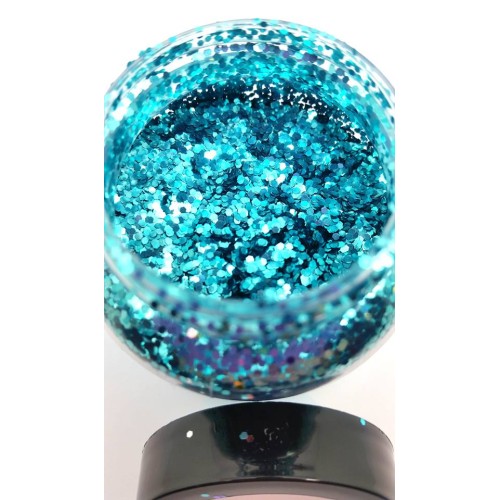 Chunky Glitter Aqua 50g (Aqua 50g)
